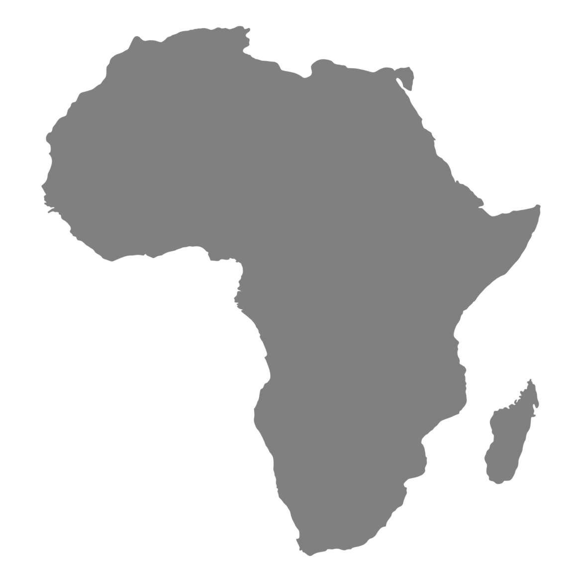 Slepa Mapa Afrika 6942